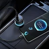Automobilinis įkroviklis Hoco USB A + 2xUSB C PD QC3.0 57W su USB C į C kabeliu Z69B juodas