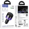 Automobilinis įkroviklis Hoco USB A + 2xUSB C PD QC3.0 57W Z69B juodas