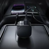Automobilinis įkroviklis Hoco USB A + USB C PD QC3.0 45W su ištraukiamu kabeliu USB C Z68 juodas
