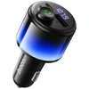 Automobilinis Bluetooth transmitteris Hoco 2 x USB A + USB C QC3.0 PD 42W E166 juodas