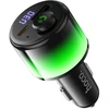 Automobilinis Bluetooth transmitteris Hoco 2 x USB A + USB C QC3.0 PD 42W E166 juodas