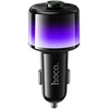 Automobilinis Bluetooth transmitteris Hoco 2 x USB A + USB C QC3.0 PD 42W E166 juodas