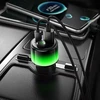 Automobilinis Bluetooth transmitteris Hoco 2 x USB A + USB C QC3.0 PD 42W E166 juodas