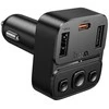 Automobilinis „Bluetooth“ siųstuvas Hoco USB A + USB C QC PD 35W E87 juodas