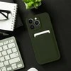 Dėklas Oem Case for iPhone 15 PRO MAX Card Case žalia