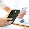 Dėklas Oem Case for iPhone 15 PRO MAX Card Case žalia