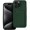 OEM dėklas, skirtas iPhone 15 PRO MAX, kortelių dėklas, žalia