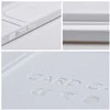 Dėklas Oem Case for iPhone 16 PLUS Card Case baltas