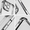 OEM dėklas, skirtas iPhone 16 PLUS, atsparus smūgiams, juodas
