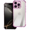 OEM dėklas, skirtas iPhone 17 Pro Max / 18 Pro Max (žemas kameros kraštas), atsparus smūgiams, elektrovioletinė