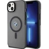 Dėklas BMW BMHMP14MDSLK Apple iPhone 14 Plus / 15 Plus 6.7″ juodos spalvos kietas dėklas Signature MagSafe