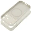 „iPhone 15 PRO MAX“ dėklas „Forcell F-Protect Rubber Premium“, suderinamas su „MagSafe“ antikvarinėmis baltomis