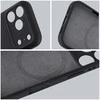 Dėklas Case for iPhone 15 PRO MAX Forcell F-Protect Rubber Premium compatible with MagSafe juodas