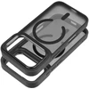 „iPhone 16“ dėklas „Forcell F-Protect Shadow Stand Premium“, suderinamas su „MagSafe“ juodas