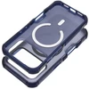 „iPhone 16 Pro“ dėklas „Forcell F-Protect BumperX Premium“, suderinamas su „MagSafe“, tamsiai mėlynas