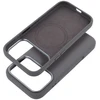 „iPhone 16e“ (SE4 2025) / 17e „Forcell F-Protect Frame Premium“ dėklas, suderinamas su „Magsafe“ pilka spalva