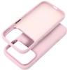 Case for iPhone 16e (SE4 2025) / 17e Forcell F-Protect Frame Premium compatible with Magsafe pink