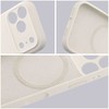 Case for iPhone 16e (SE4 2025) / 17e Forcell F-Protect Rubber Premium compatible with MagSafe antique baltas