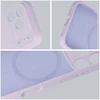 „iPhone 16e“ (SE4 2025) / 17e „Forcell F-Protect Rubber Premium“ dėklas, suderinamas su „MagSafe“, alyvinės spalvos