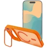 Dėklas Case for iPhone 17 Pro / 18 Pro Forcell F-Protect Smoke Hybrid Premium compatible with MagSafe oranžinis