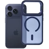 Dėklas Case for iPhone 17 Pro / 18 Pro Forcell F-Protect Smoke Hybrid Premium compatible with MagSafe navy mėlynas