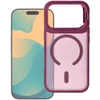 Dėklas Case for iPhone 17 Pro / 18 Pro Forcell F-Protect Shadow Stand Premium compatible with MagSafe dark cherry