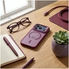 Dėklas Case for iPhone 17 Pro / 18 Pro Forcell F-Protect Shadow Stand Premium compatible with MagSafe dark cherry