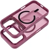 Dėklas Case for iPhone 17 Pro / 18 Pro Forcell F-Protect Shadow Stand Premium compatible with MagSafe dark cherry