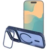 Dėklas Case for iPhone 17 Pro / 18 Pro Forcell F-Protect Smoke Hybrid Premium compatible with MagSafe navy mėlynas