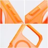 Dėklas, skirtas iPhone 18 Pro / 17 Pro, Forcell F-Protect BumperX Premium, suderinamas su MagSafe, oranžinės spalvos