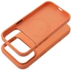 Dėklas iPhone 18 Pro / 17 Pro Forcell F-Protect Frame Premium, suderinamas su Magsafe, oranžinis