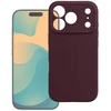 Dėklas Case for iPhone 18 Pro Max / 17 Pro Max Forcell F-Protect Rubber Premium compatible with MagSafe dark cherry