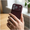Dėklas Case for iPhone 18 Pro Max / 17 Pro Max Forcell F-Protect Rubber Premium compatible with MagSafe dark cherry