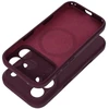 Dėklas Case for iPhone 18 Pro Max / 17 Pro Max Forcell F-Protect Rubber Premium compatible with MagSafe dark cherry