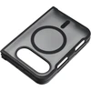 Dėklas iPhone Duo Forcell F-Protect 4sD-i Smoke Hybrid Premium, suderinamas su MagSafe, juodas