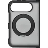 Dėklas iPhone Duo Forcell F-Protect 4sD-i Smoke Hybrid Kickstand Premium, suderinamas su MagSafe, juodas