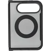 Dėklas iPhone Duo Forcell F-Protect 4sD-i Smoke Hybrid Kickstand Premium, suderinamas su MagSafe, juodas