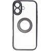 Dėklas Oem Case for iPhone 17 Glam juodas