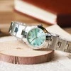 Moteriškas laikrodis Casio LTP-1241D-3A, su dėžute, žalsvas ciferblatas