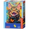 Castorland Dėlionė 260 vnt. - Laiminga katė