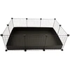 C&C Modular cage 3x2 110x75 cm guinea pig, hedgehog, juodas