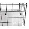 C&amp;C modulinis narvas 4x2 145 x 75 cm, sidabrinis