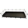 Narvas - C&amp;C Modulinis 5x2 Jūrų Kiaulytėms Juodas 180x75x37 cm