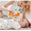 Jokomisiada Charmant Rattle Teether Plush Toy Deer for a Child ZA5771
