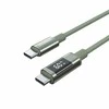Choetech XCC-1068 PD 60W USB-C - USB-C Cable with Ekranas 1.2 m - Žalias