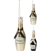 Christmas Tree toy Bottle. auksinis/juodas