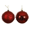 None Christmas Tree toy Decoris 024876. red. polystyrene