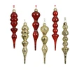 None Christmas Tree toy Decoris Antique. auksinis/red. 18 cm