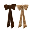 Christmas Tree toy Decoris Bow Plush. ruda. 100 cm