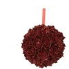 None Christmas Tree toy Decoris Flower. red